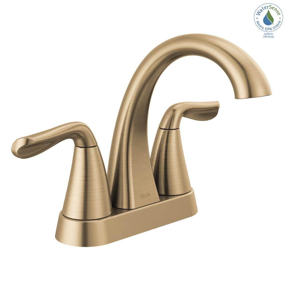 Arvo Centerset Bathroom Faucet with Drain Assembly, 2-handle Bathroom Sink Faucet