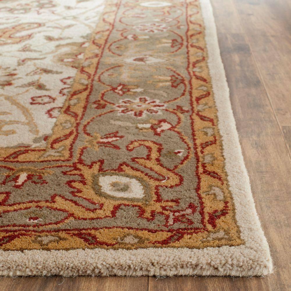 Antiquity AT21 Hand Tufted Indoor Accent Rug - Ivory - 3'x5' - Safavieh