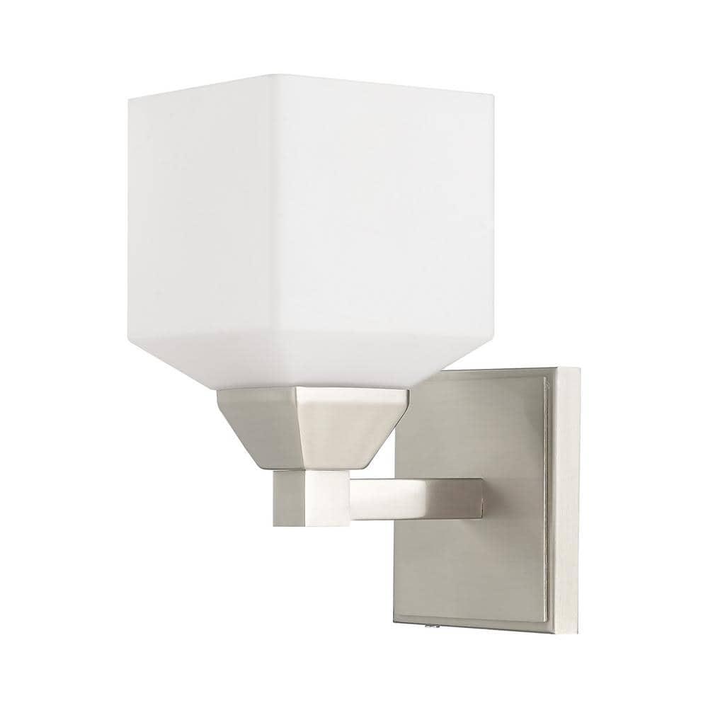 Livex Lighting Aragon 1 - Light Sconce in  Brushed Nickel