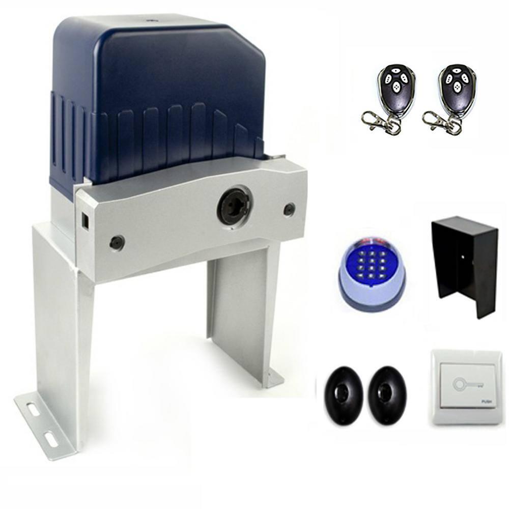 ALEKO ALEKO® Paris Style Single Slide Steel Driveway Gate with AC1400 Gate Opener