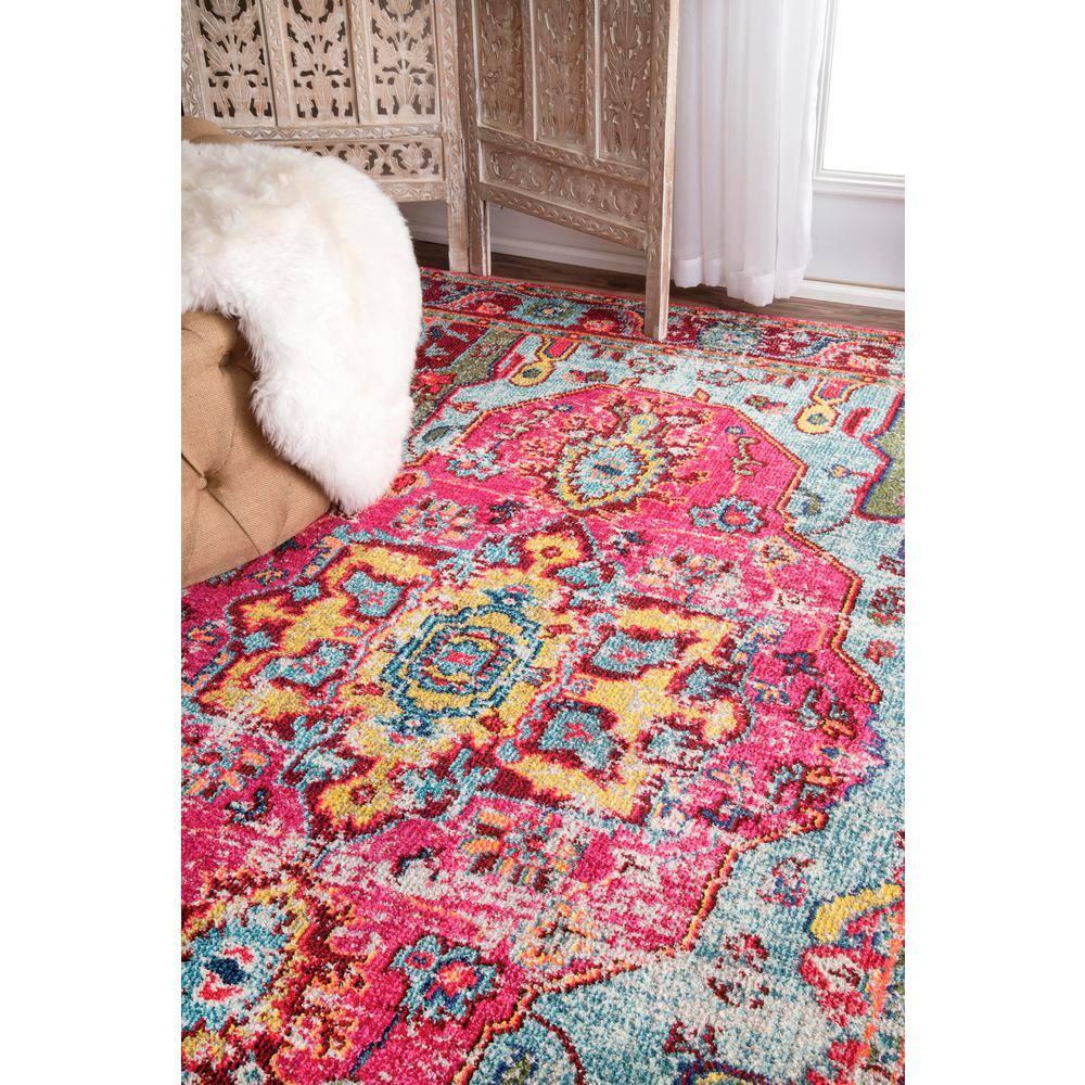 Corbett Vintage Boho Multi 5 ft. x 8 ft. Area Rug