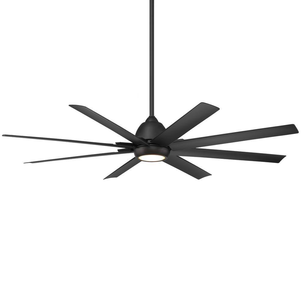 66" 8 - Blade Outdoor / Indoor Smart Ceiling Fan with Remote Control Included, Works With Google Assistant, Amazon Alexa and IOS/Android Mobile APP