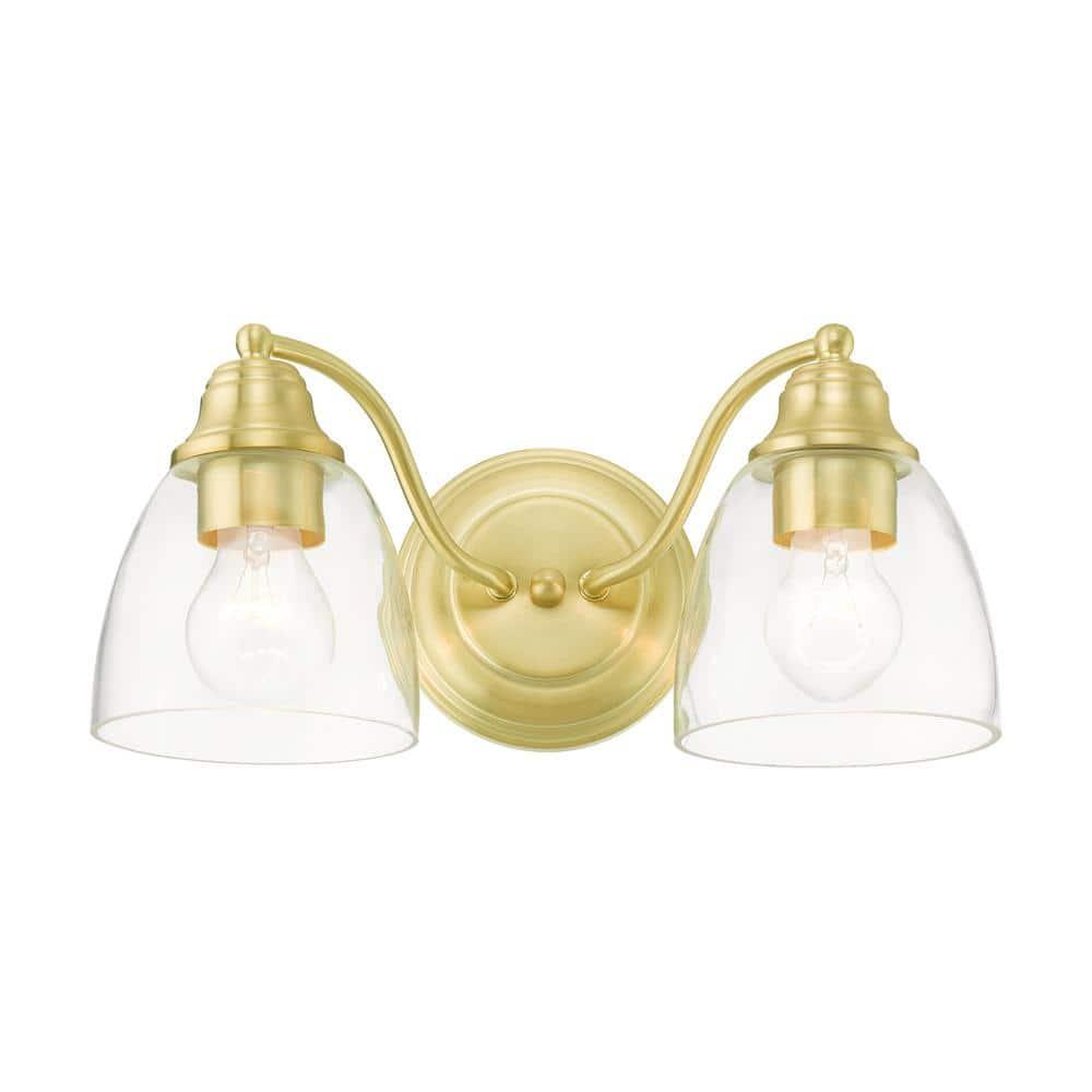 Livex Lighting Montgomery 2 - Light Vanity in  Satin Brass