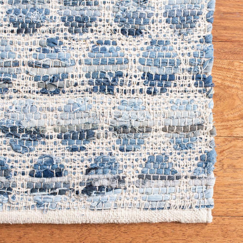 SAFAVIEH Area Rug 8x10 - Montauk Collection - Large - Blue, Handmade, Ideal for Living Room, Bedroom, Office, Dining Space (MTK422L)
