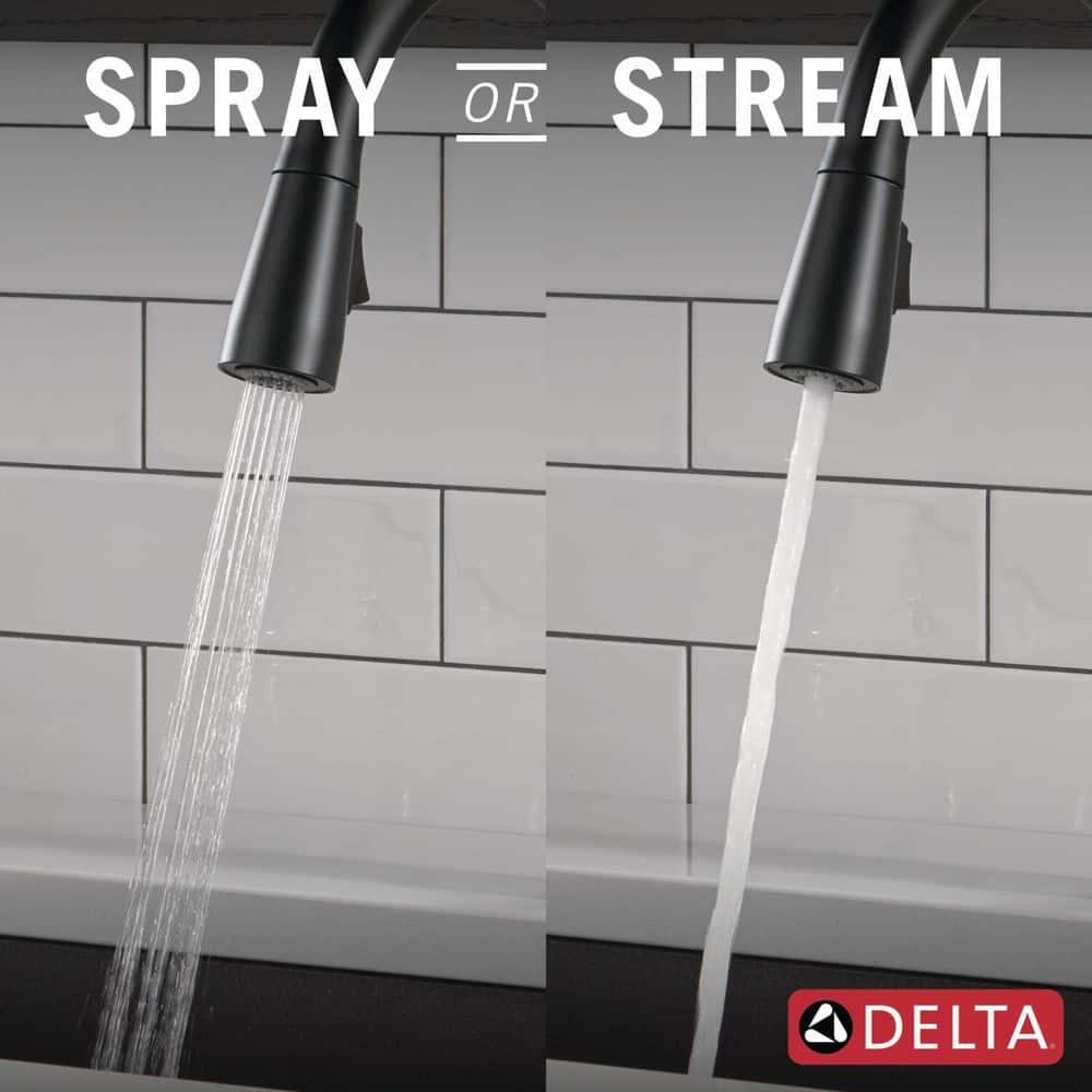 Delta 9113TL-BL-DST Essa Touch2O Kitchen Sink Faucet with Touchless Technology