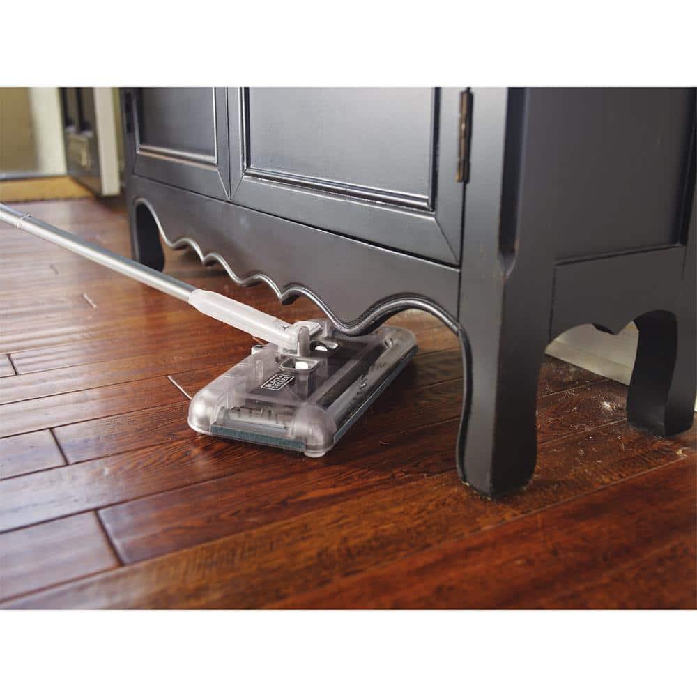 BLACK+DECKER Floor Sweeper, 50 Minutes Runtime, Powder White