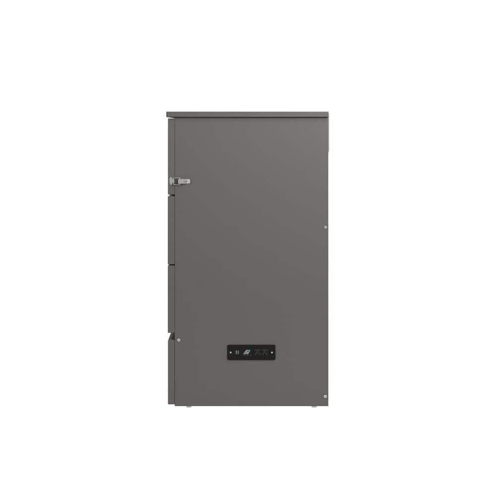 AFI Northfield Grey Full Solid Wood Murphy Bed Chest