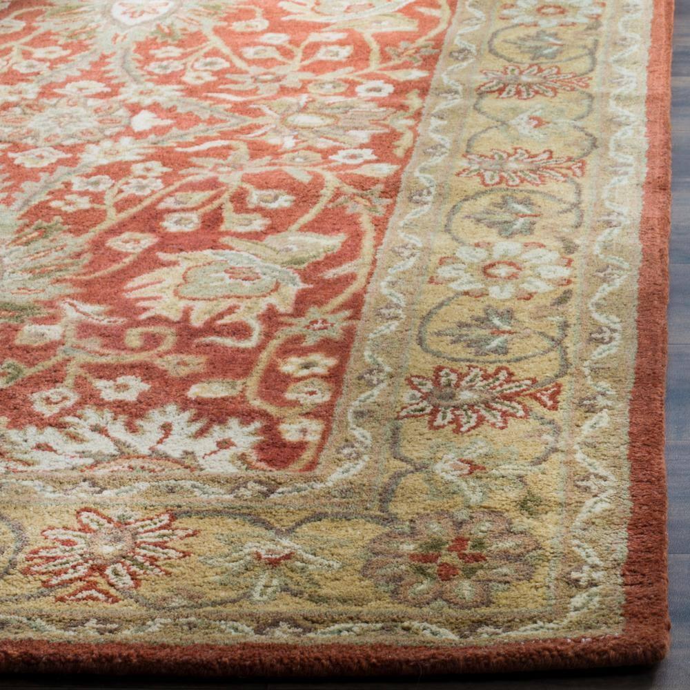 Antiquity AT249 Hand Tufted Area Rug - Rust/Gold - 6'x9' - Safavieh.