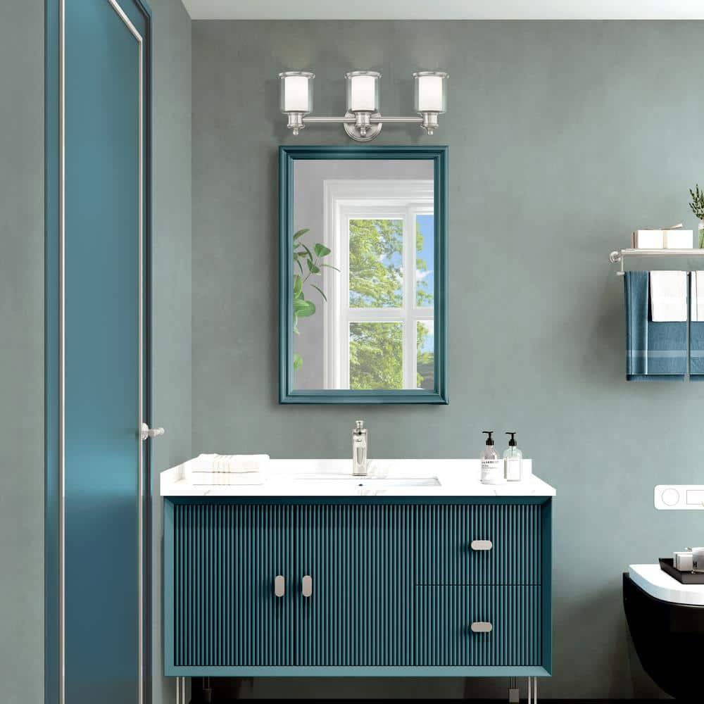 Livex Lighting Middlebush 3 - Light Vanity in  Brushed Nickel