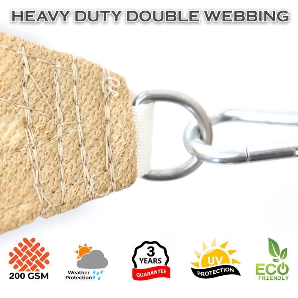 ColourTree Royal Shade Triangle 200 GSM Sun Shade Sail