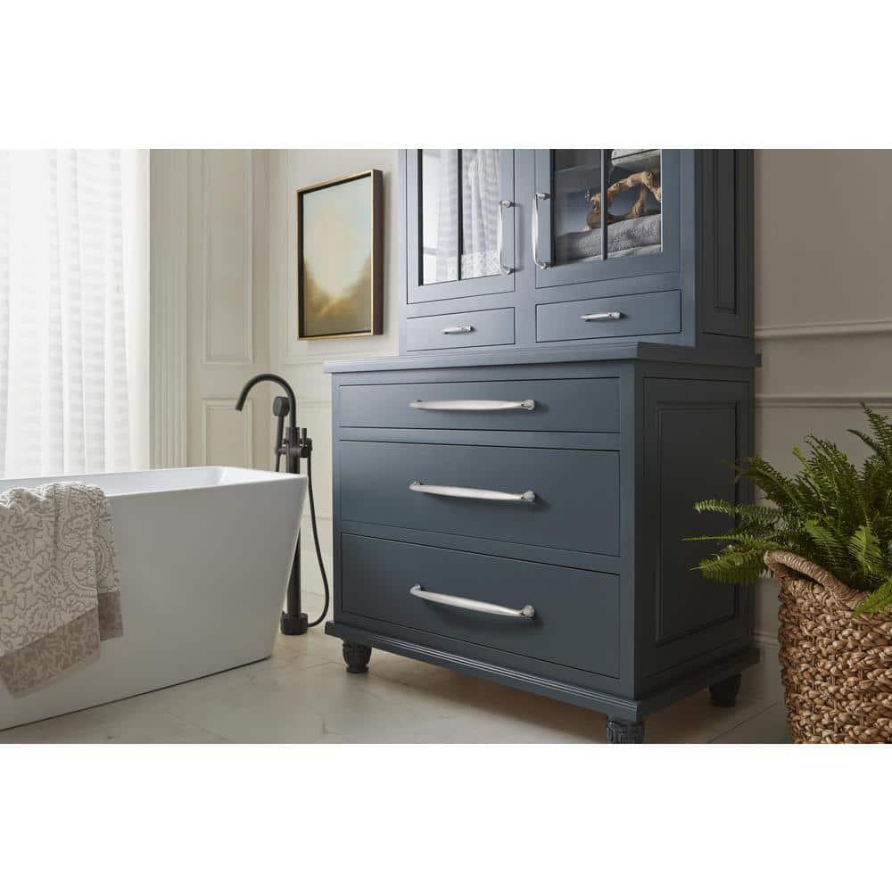 Kane 3-3/4 inch (96mm) Center-to-Center Polished Chrome Cabinet Pull