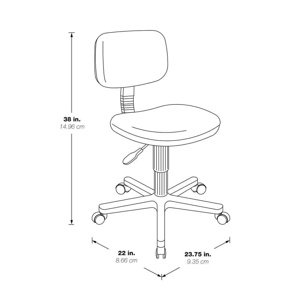 Basic Task Chair in Interlink Ink Blue fabric, SC117-104