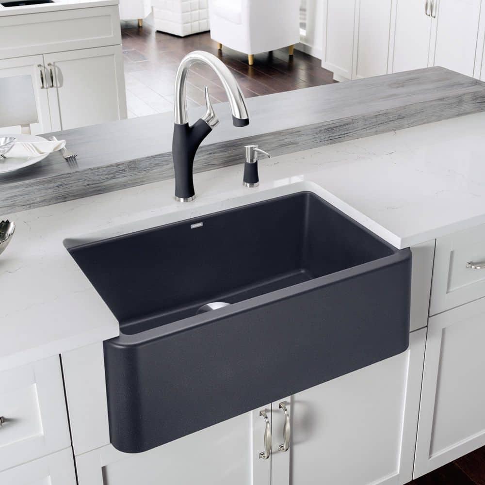 Ikon SILGRANIT 30" L x 19" W Farmhouse Sink