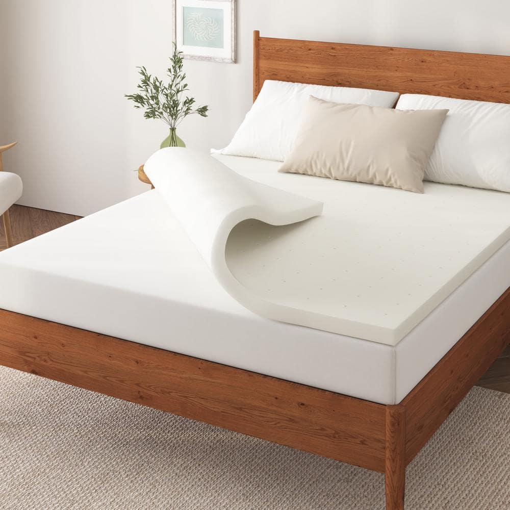 Nap Queen 4'' Ventilated Memory Foam Mattress Topper