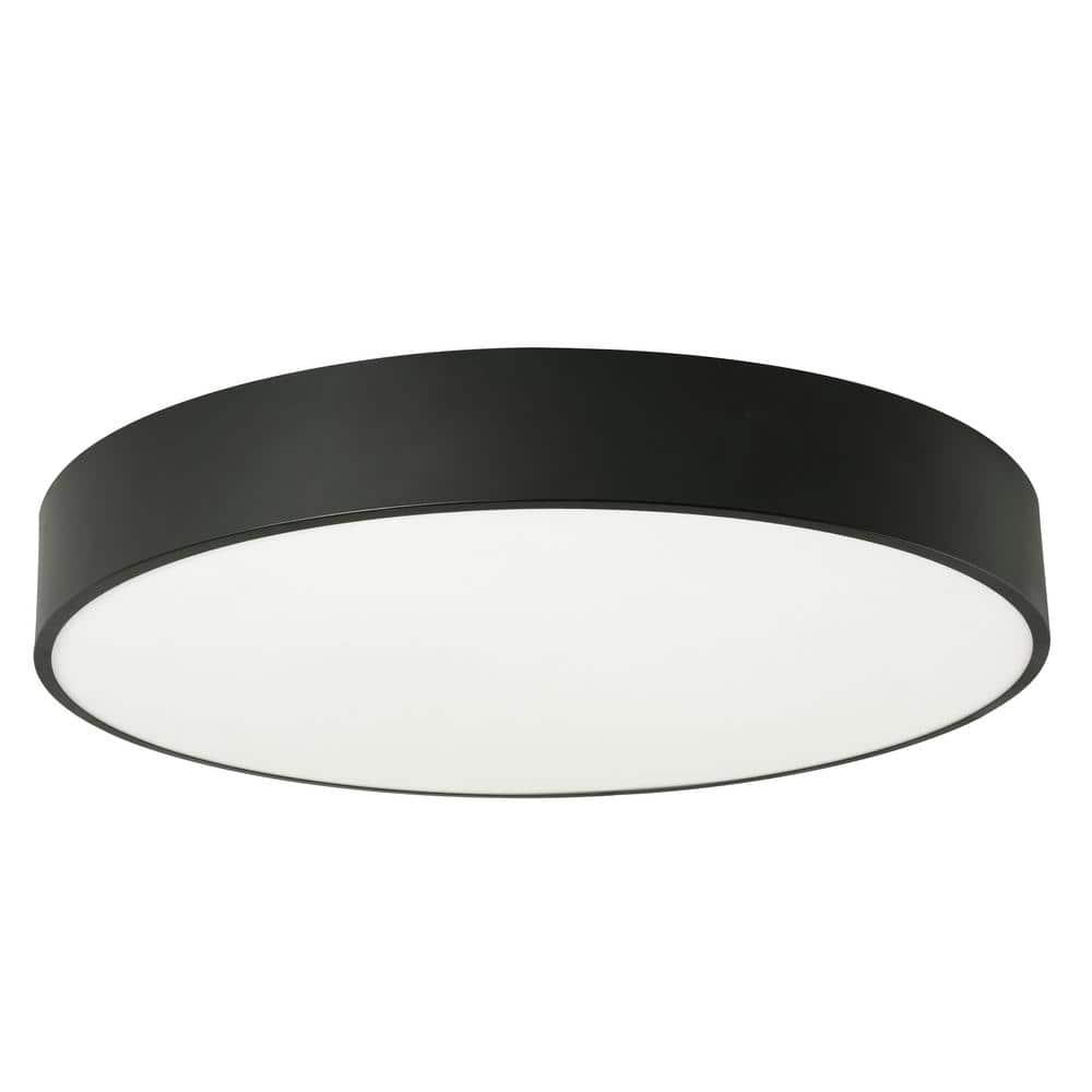 AFX Bailey 30" Flush Mount Black