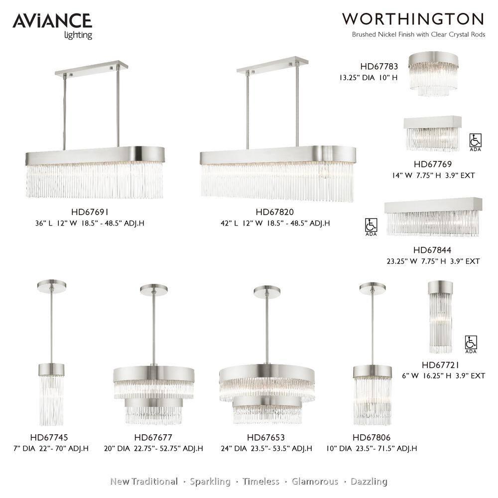 Livex Lighting Norwich 1 - Light Sconce in  Brushed Nickel