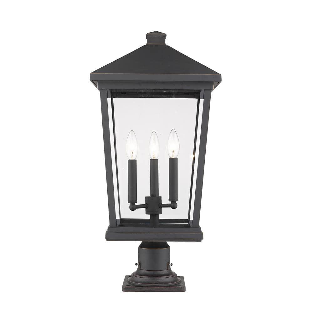 Z-Lite Portland 1 - Light Lantern in  Oil Rubbed Bronze