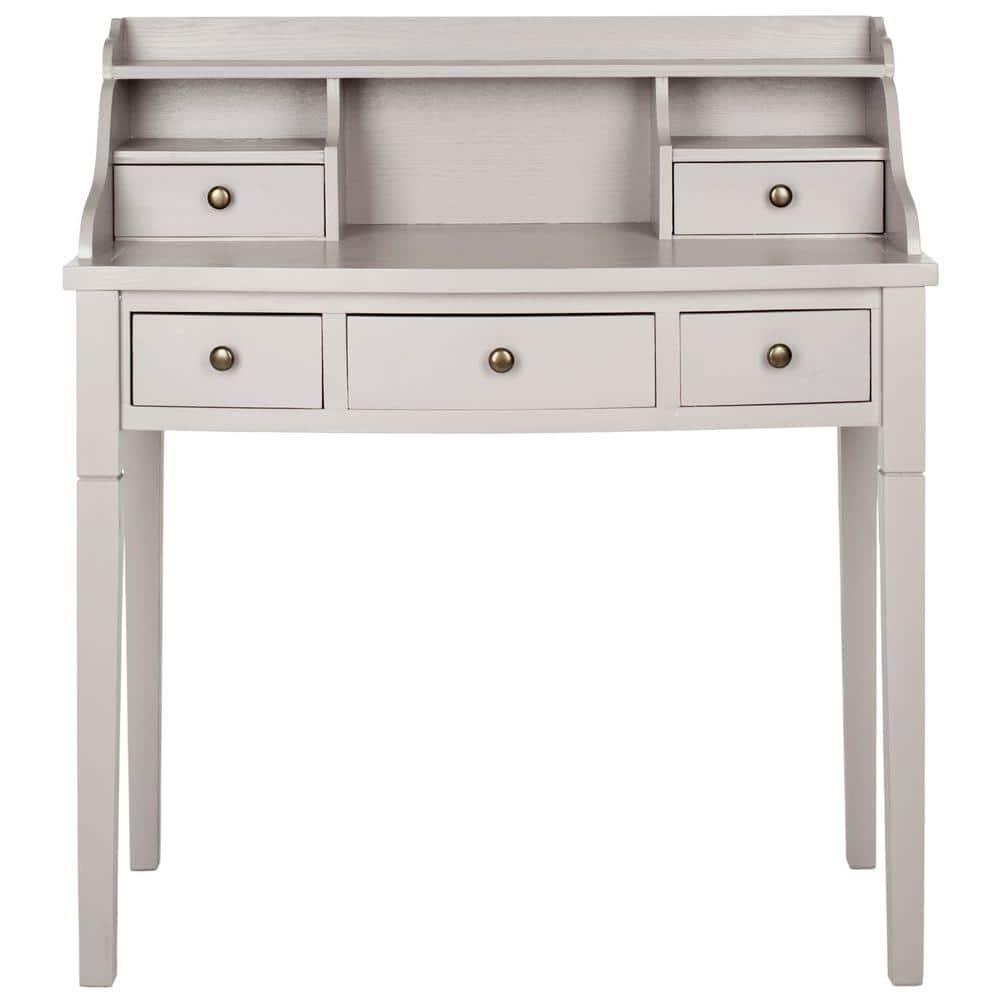 Landon Writing Desk - Quartz Grey - Safavieh
