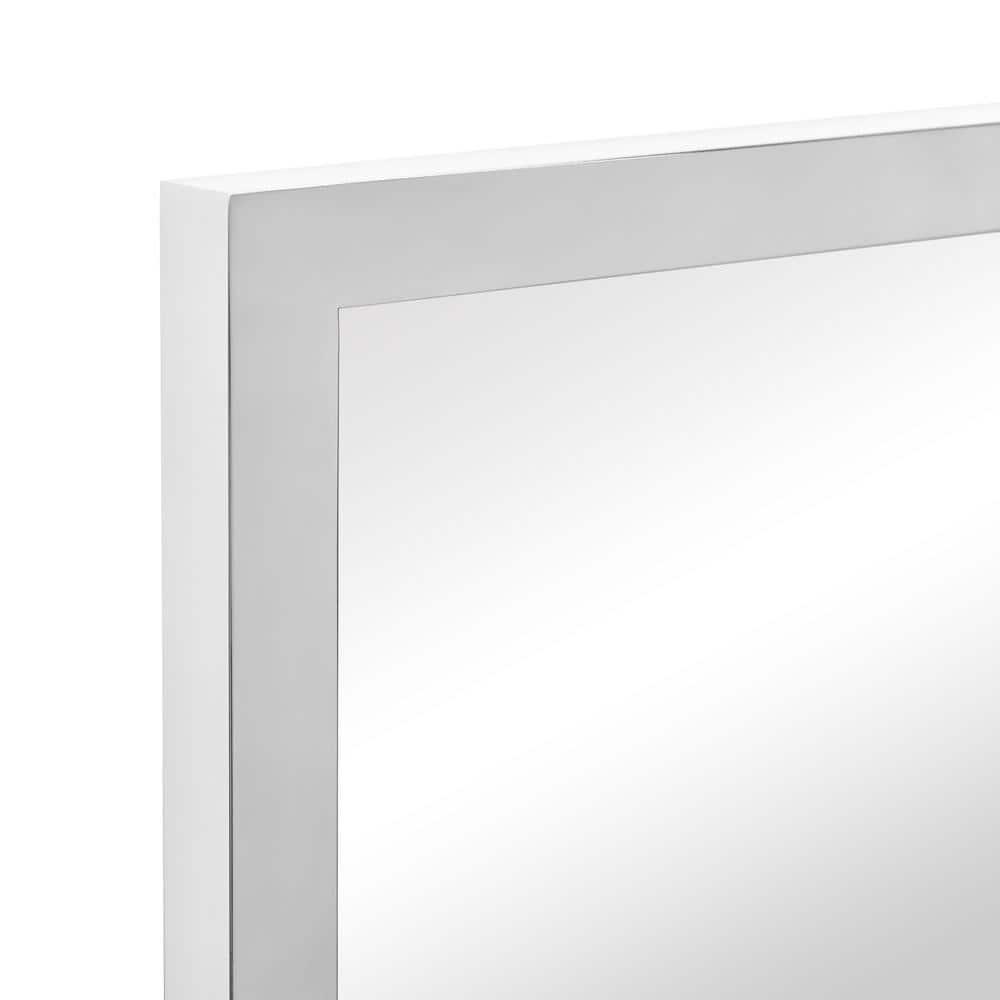 Empire Art Direct Contempo Stainless Steel Gold Wall Mirror Plished Silver 24" x 36" Silver