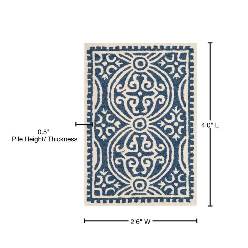 Cambridge CAM123 Hand Tufted Area Rug  - Safavieh