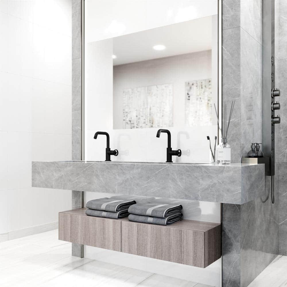 Cass 9" H Single Handle Single Hole Bathroom Faucet