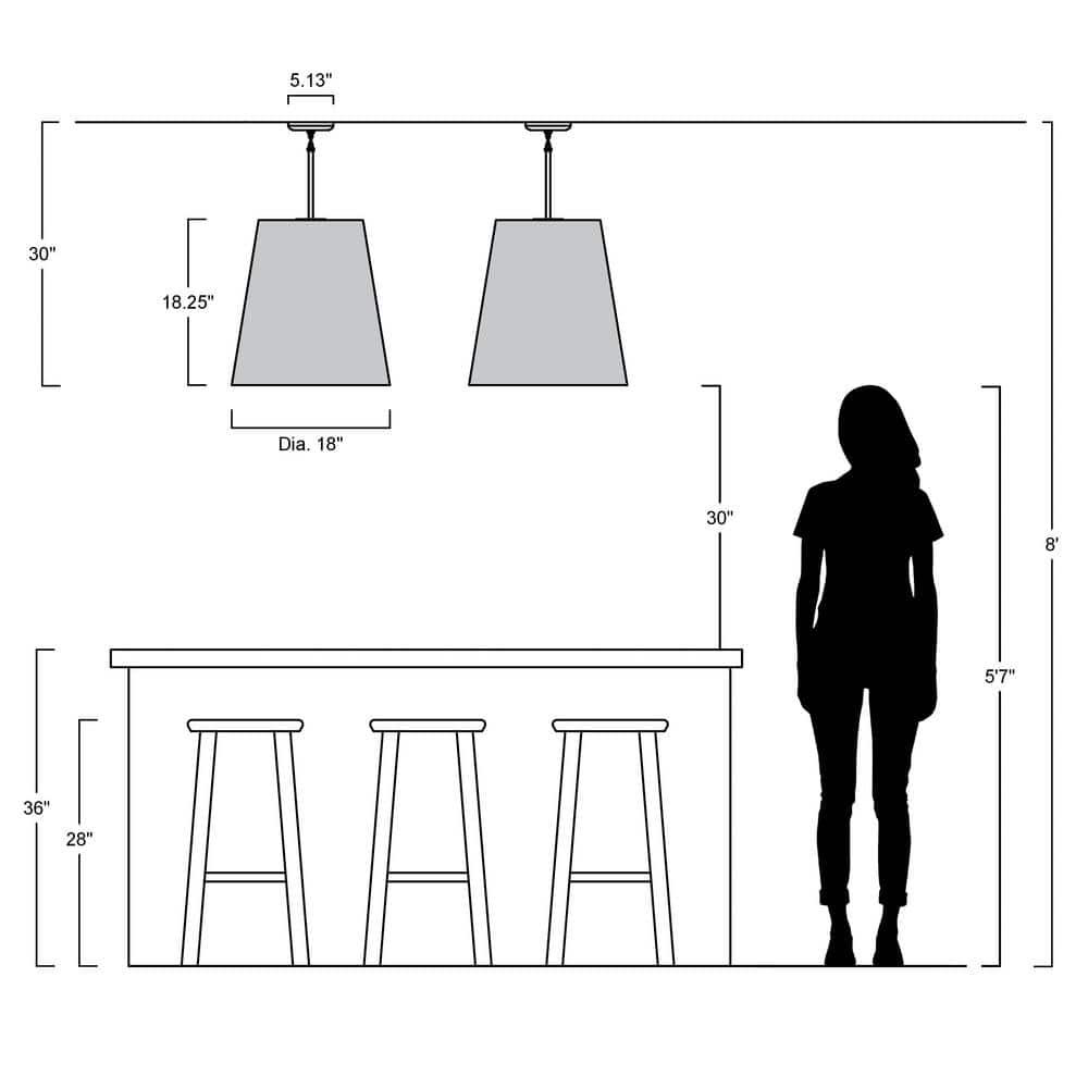 Arden 18" 1-Light Farmhouse Bohemian Iron LED Pendant, Oil Rubbed Bronze/Beige