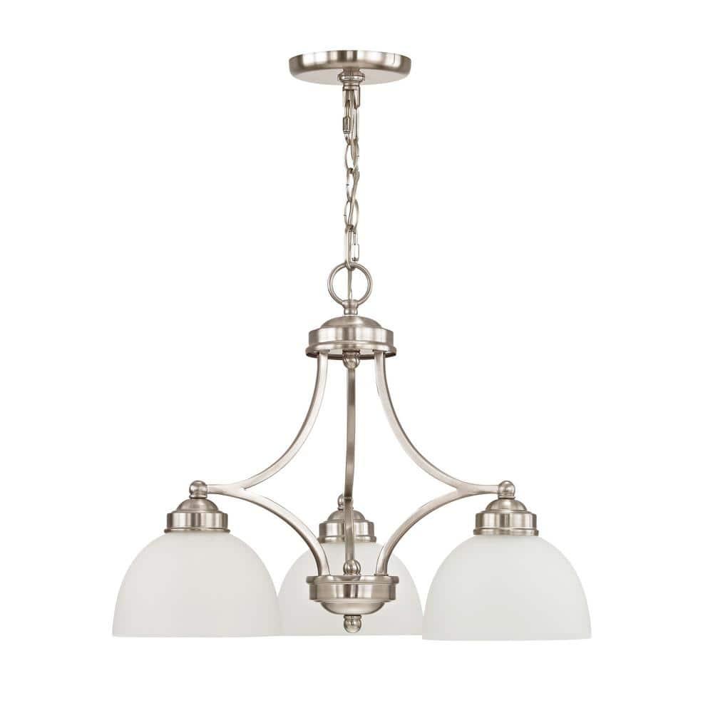 Livex Lighting Somerset 3 - Light Chandelier in  Brushed Nickel