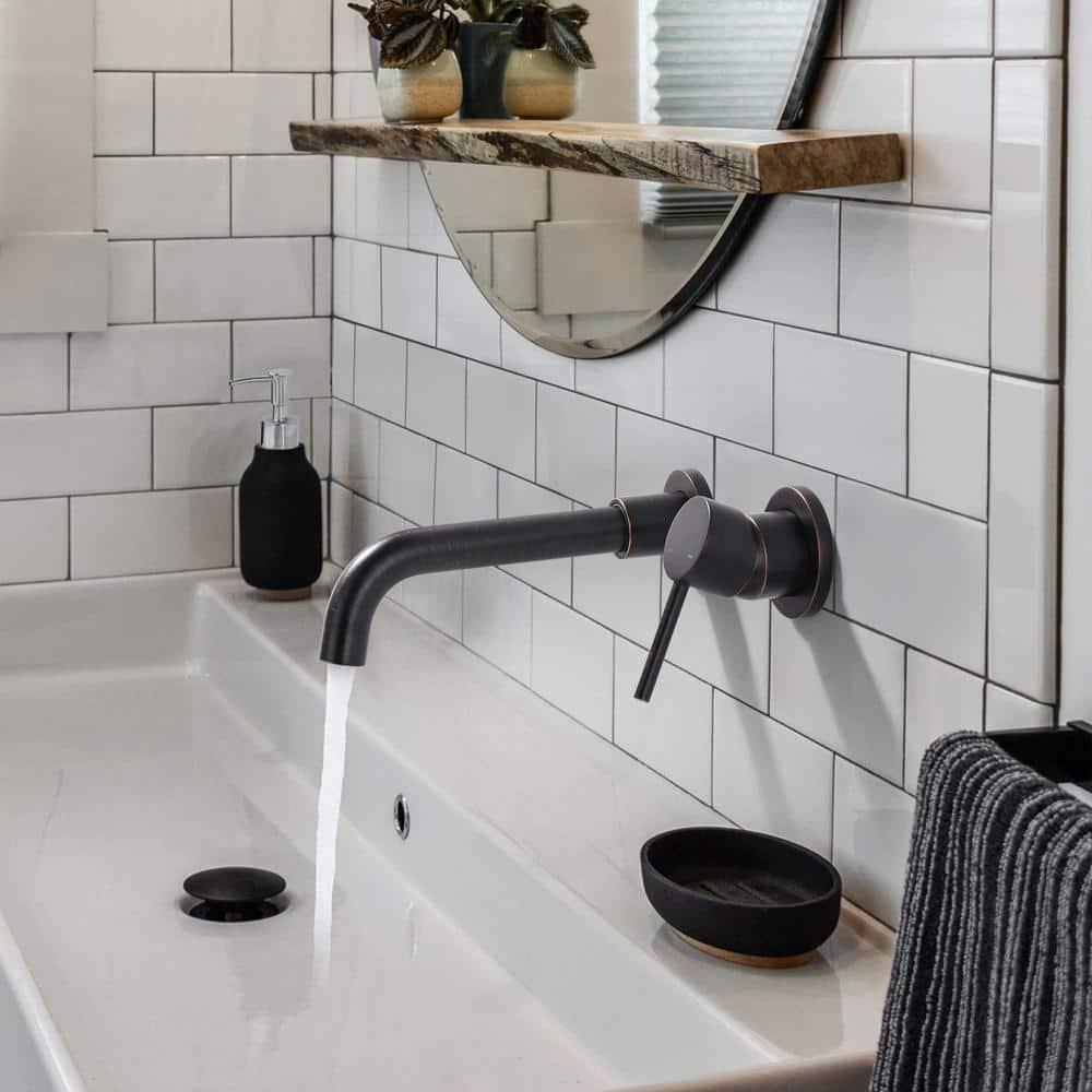IVIGA Single Handle Wall Mounted Bathroom Faucet for Sink