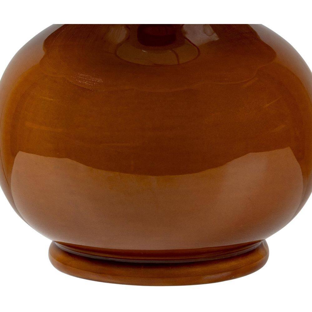 Livabliss Stella Diminuta Cottage Accent Table Lamp, 13-inch, Red