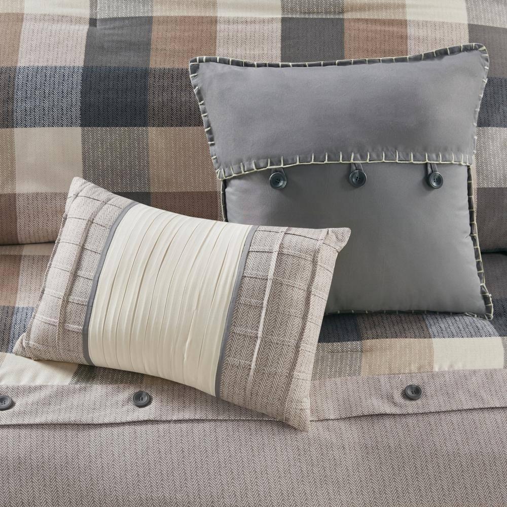 Madison Park Ridge 7 Piece Herringbone Comforter Set