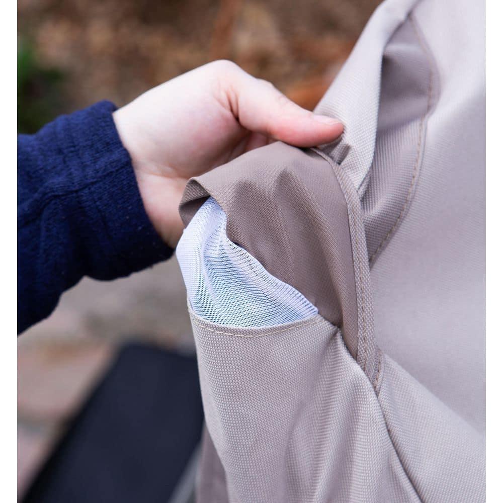 Modern Leisure Modern Leisure Monterey Patio Swivel Lounge Chair Cover, 2-Pack, 37.5"L x 39.25"W x 38.5"H, Beige (Set of 2)