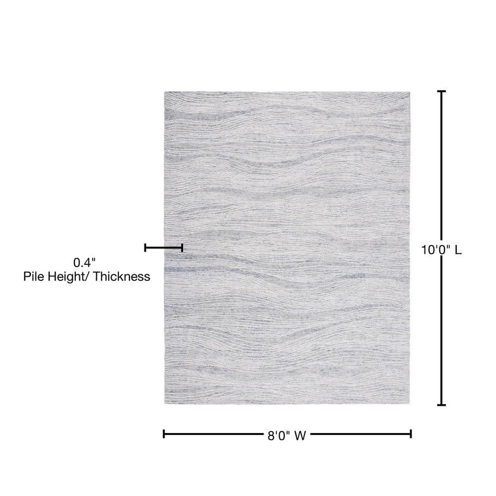 SAFAVIEH Metro Bridget Abstract Area Rug, Grey/Ivory, 8' x 10'