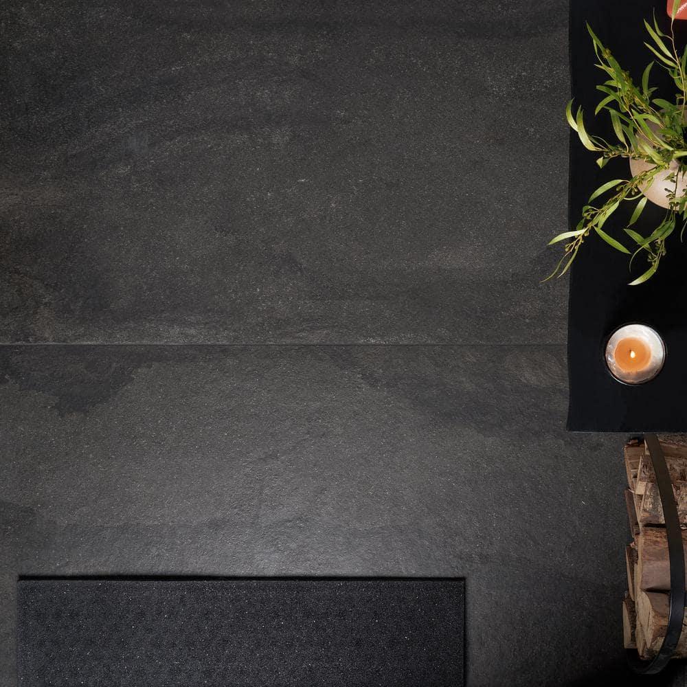 23.62in. x 47.24in. Matte Limestone Look Porcelain Floor and Wall Tile (15.49 Sq. Ft./Case)