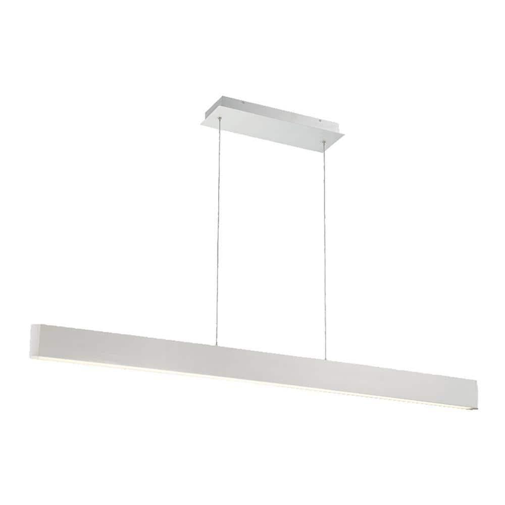 WAC Lighting Volo 54" LED 3000K Contemporary Aluminum Pendant in Chrome