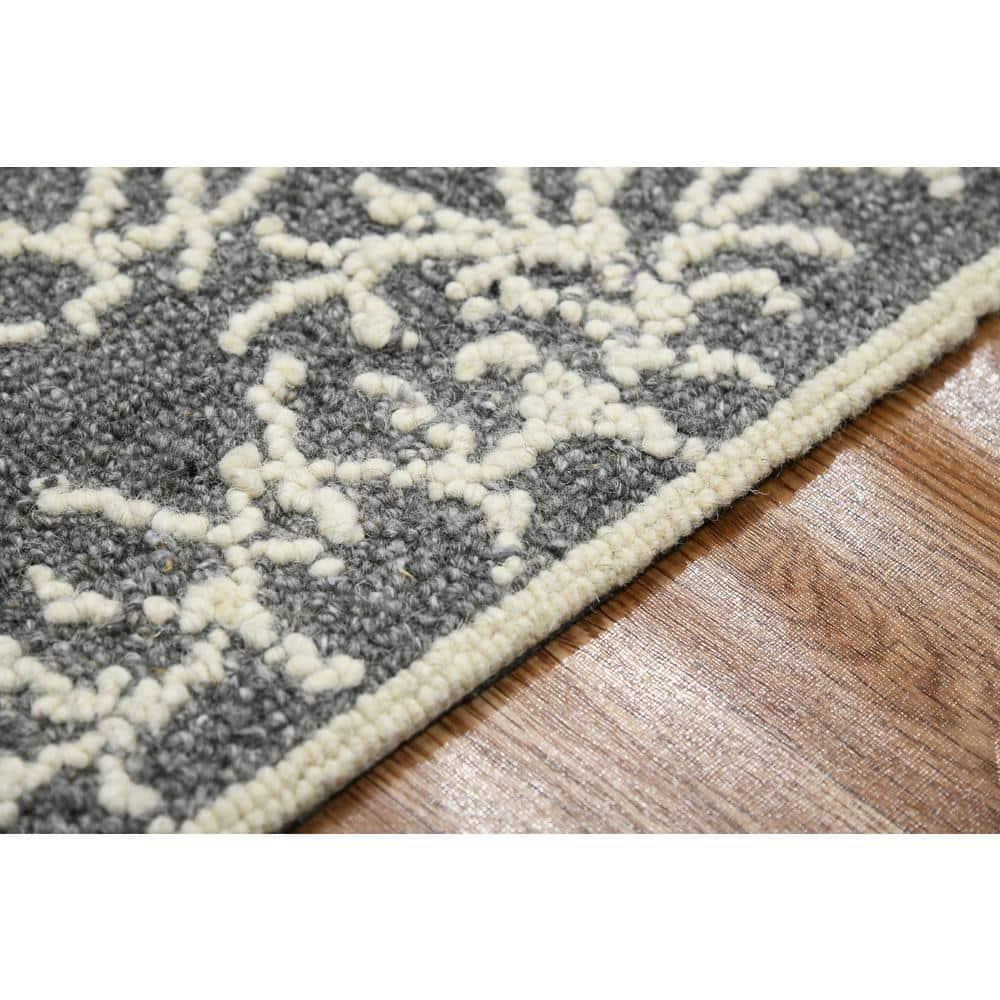 Union Rustic Ahniyla Wool Geometric Rug
