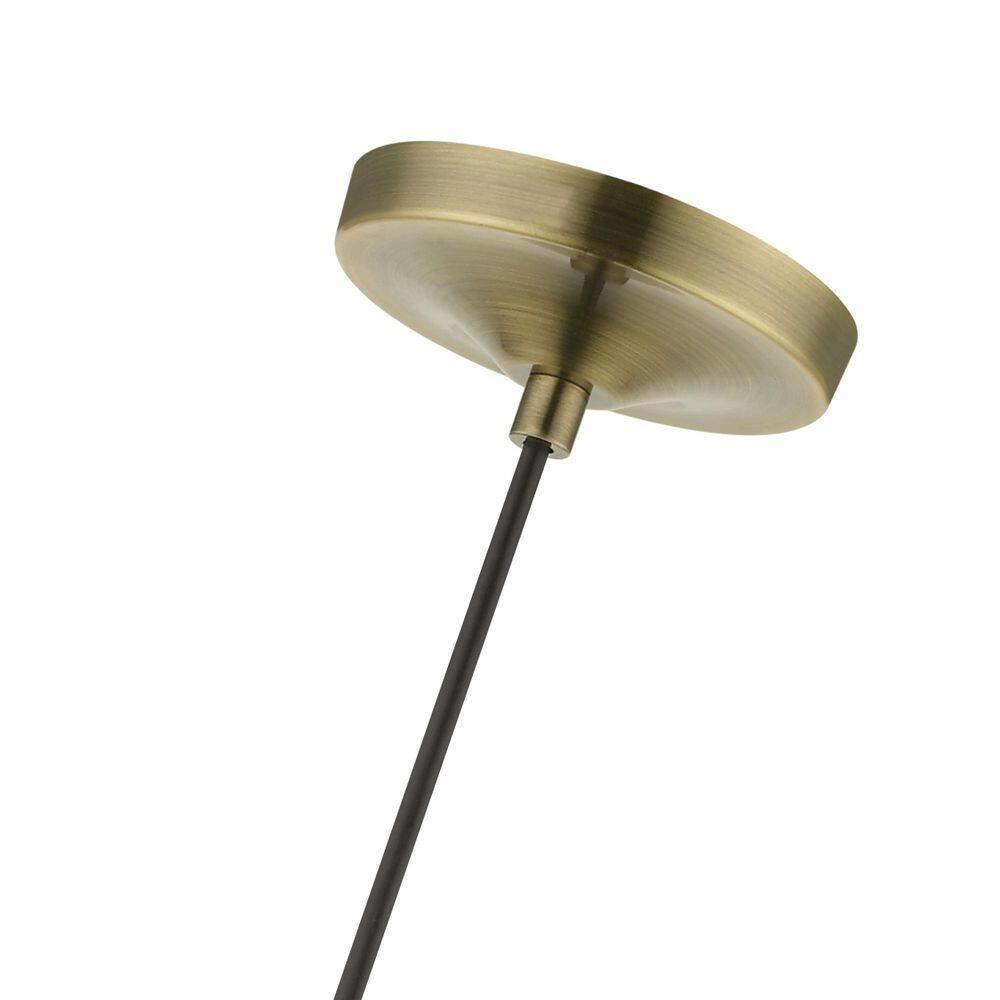 Livex Lighting Avery 1 - Light Pendant in  Antique Brass