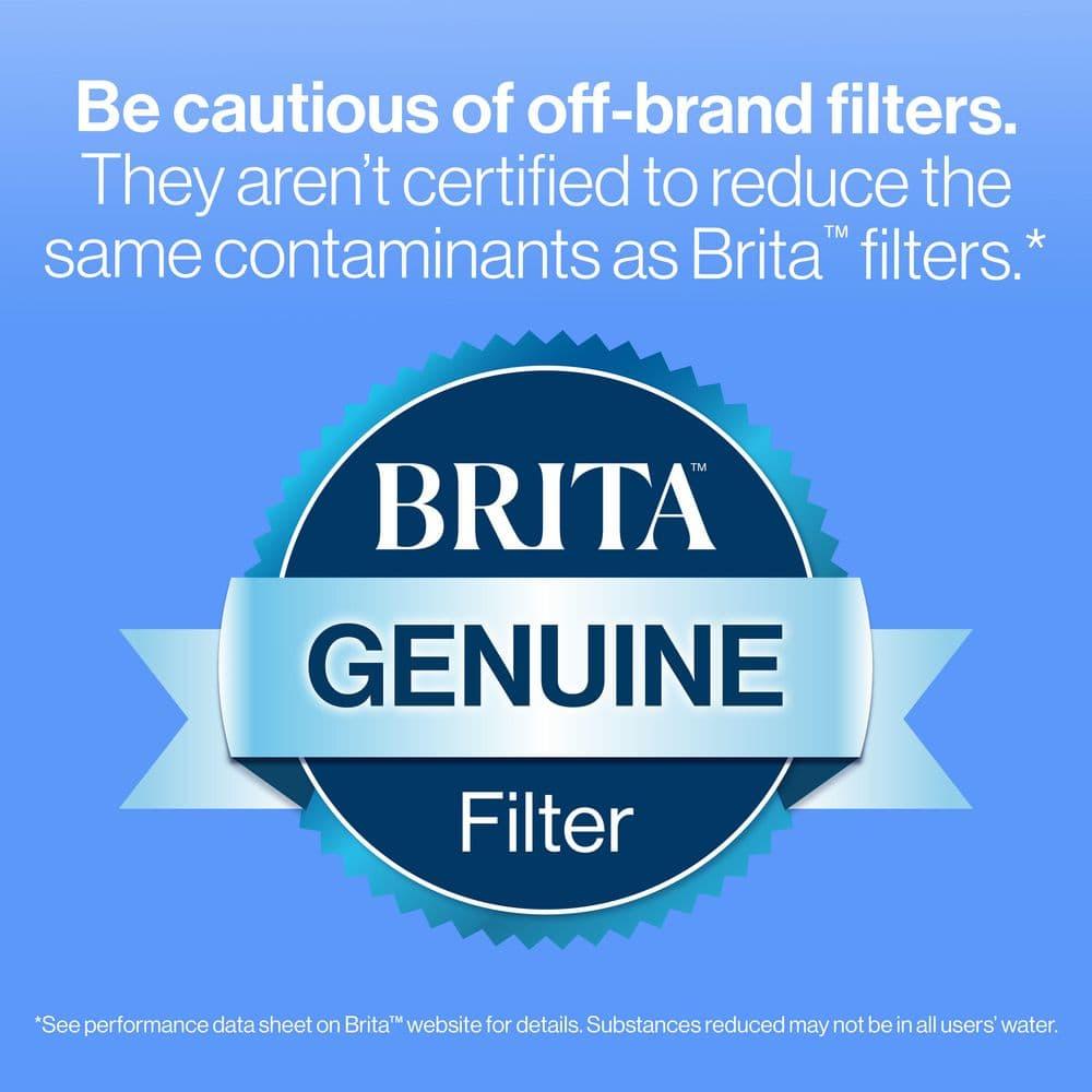 Brita Advanced Replacement Water Filter for Pitchers: Reduces Odors, Filters Chlorine