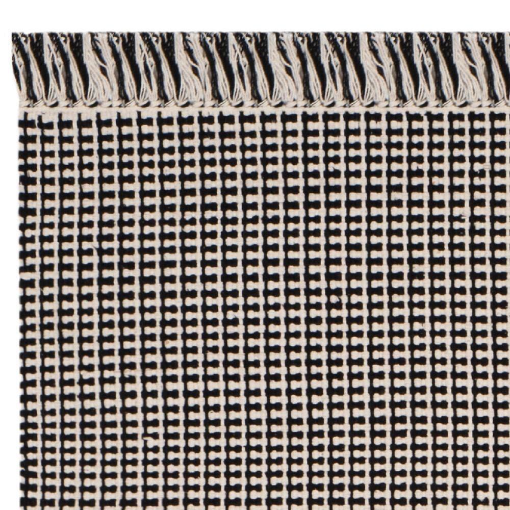 Montauk MTK340 Hand Woven Indoor Runner Rug - Ivory/Black - 2'3"x6' - Safavieh
