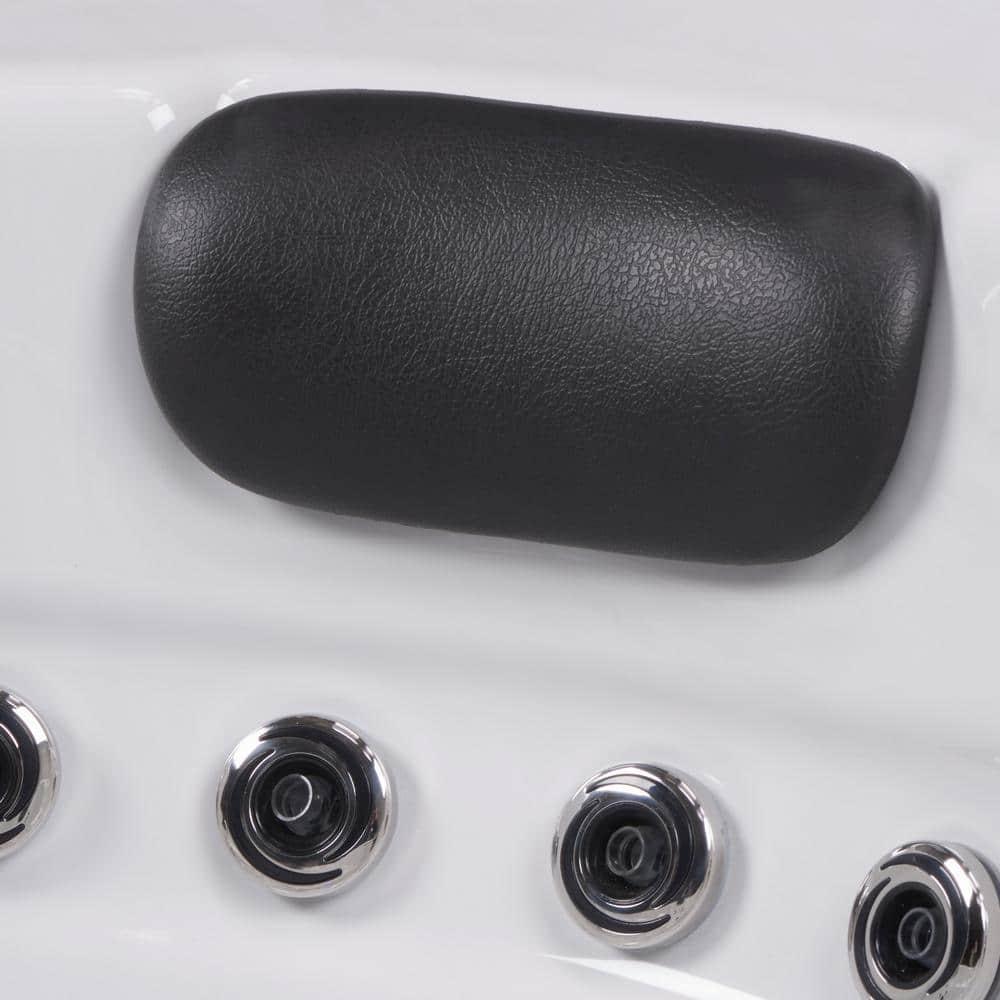 Aqualife® by Strong Spas® Annapolis™ 6-Person 50-Jet Lounger Hot Tub Spa with 2 Pumps, LED Lighting, Stainless Steel Heater and Ozonator, Insulated Cover Included