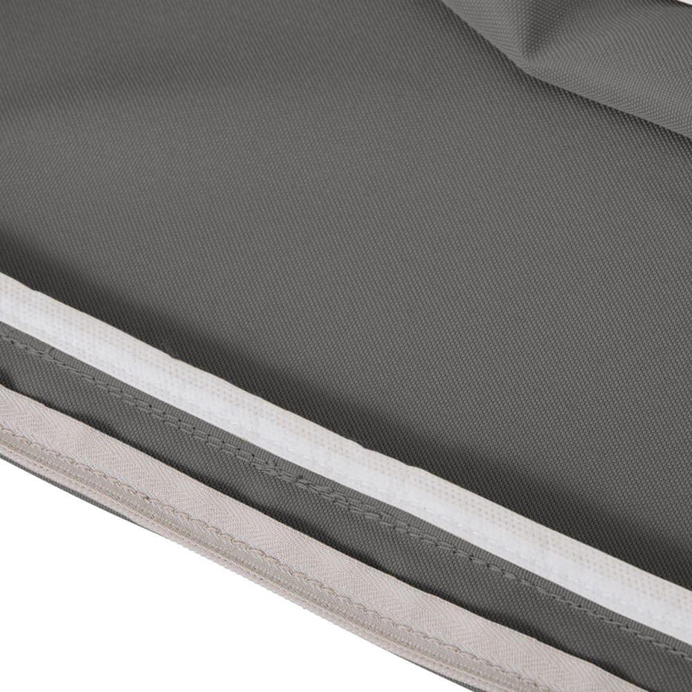 Classic Accessories 62-015-LCHARC-EC Bench Cushion Combo, 48"W x 18"D x 3"Thick, Light Charcoal
