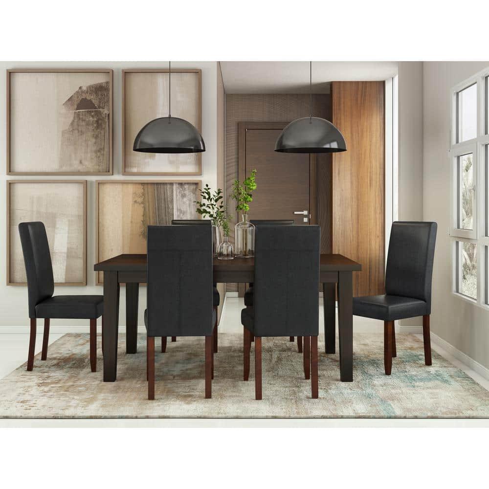 Simpli Home Acadian Solid Wood Dining Chair (Set of 2)