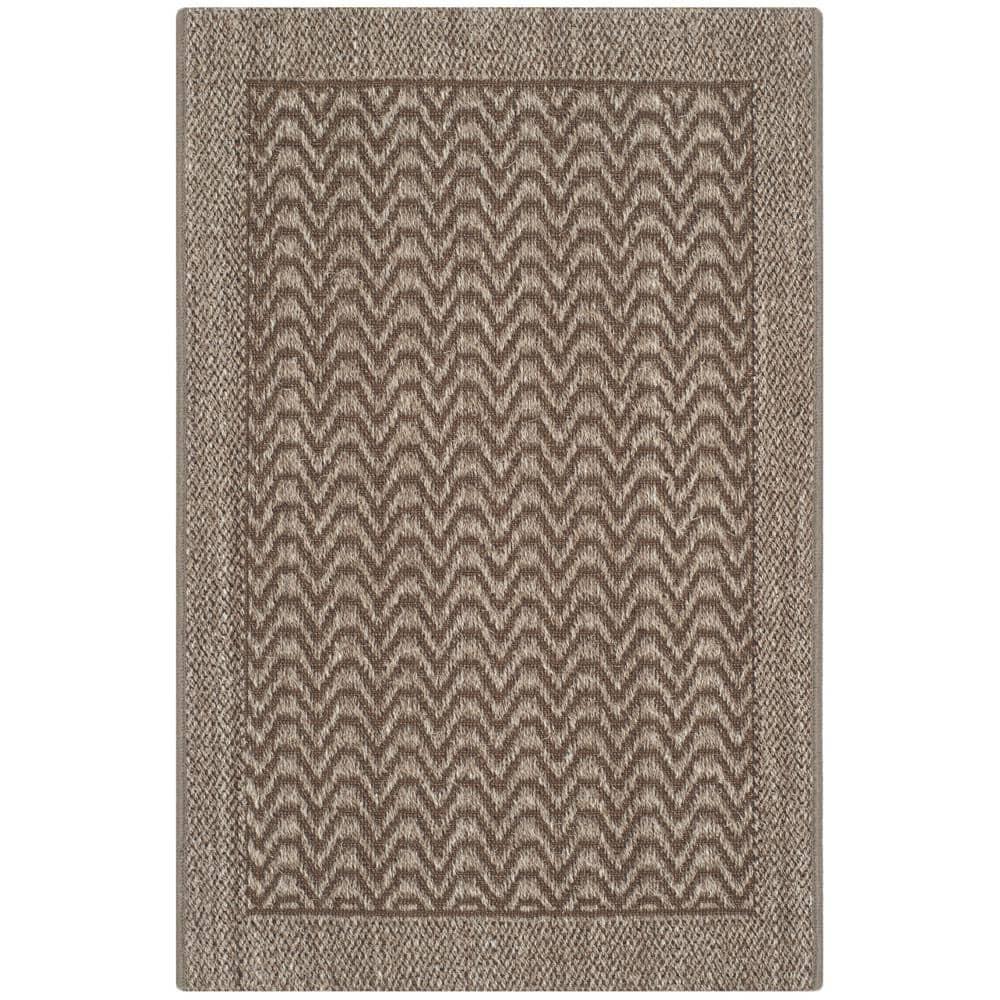Huxley Sisal PAB321 Power Loomed, Jacquard Weave Indoor Accent Rug - 2'x3' - Silver - Safavieh