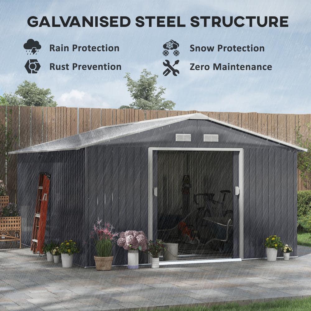 Outsunny Metal Storage Shed
