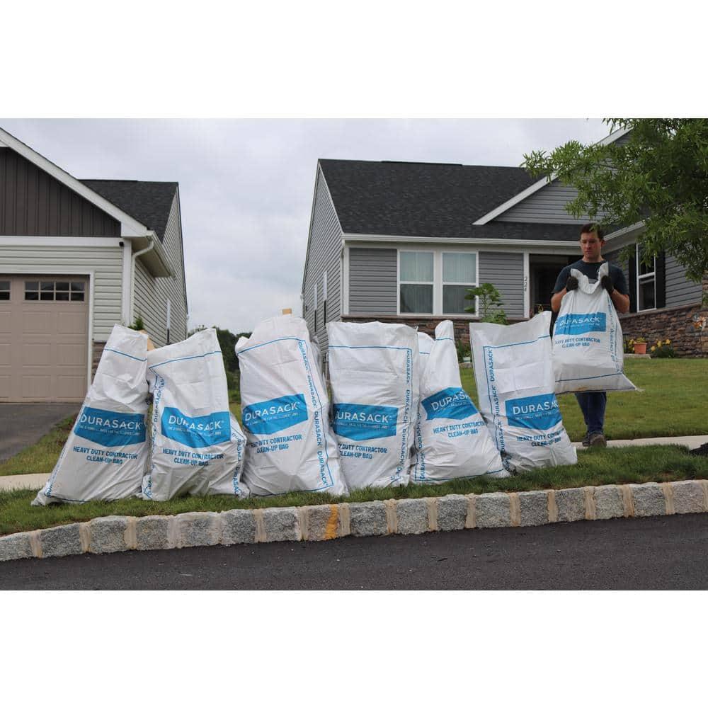 DURASACK® Woven Contractor Clean-Up Bags, Heavy Duty, 30" x 45", 40 Gallon, 20 Count