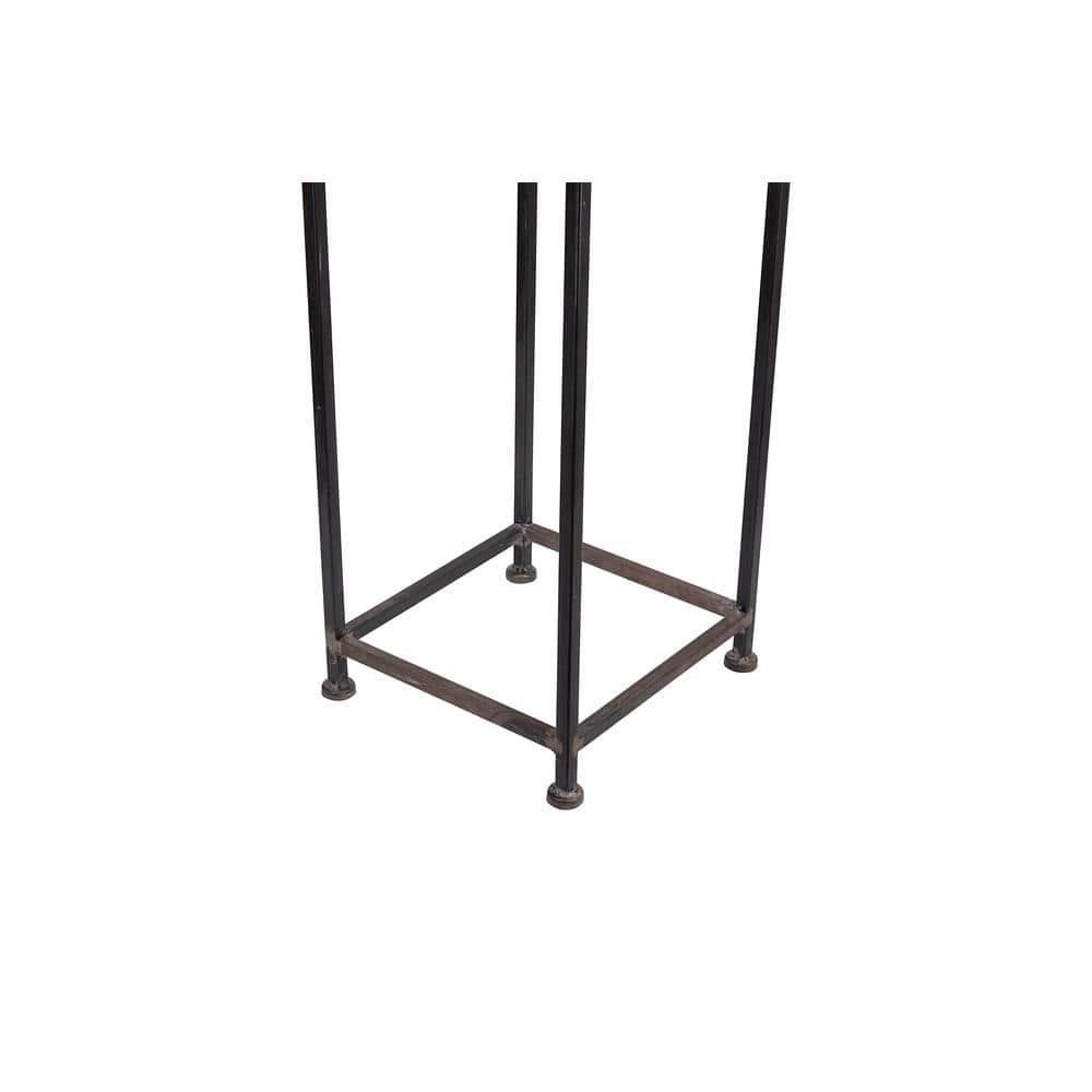 Metal House Shaped Fire Wood Holder 18" x 19" - Storied Home