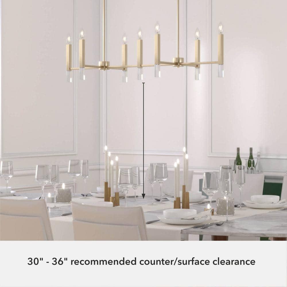 Hunter Fan Sunjai 7 Light Linear Ceiling Light Fixture