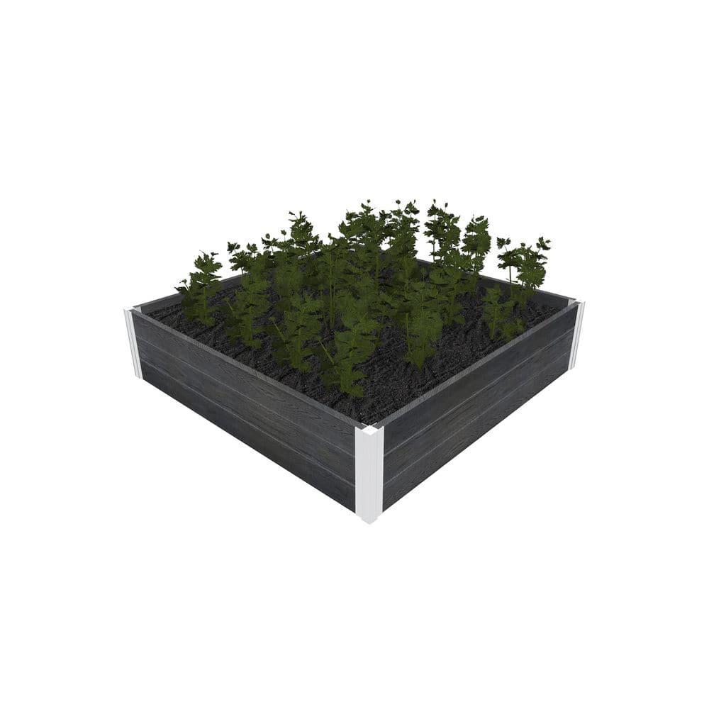 Vita Urbana 4 ft x 4 ft Vinyl Raised Garden Bed
