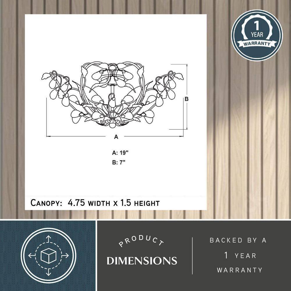 Kelly Clarkson Home Michelle LED Semi Flush Mount
