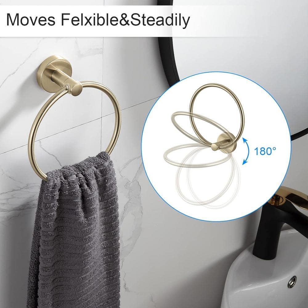 Beloky JABV5P 4 - Piece Bathroom Hardware Set