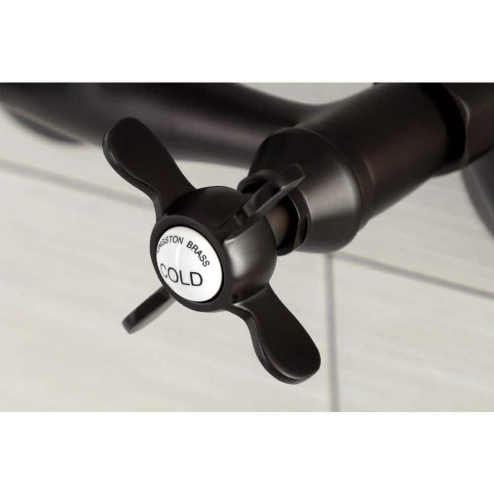 Kingston Brass Kingston Two-Handle 2-Hole Wall Mount Bar Faucet